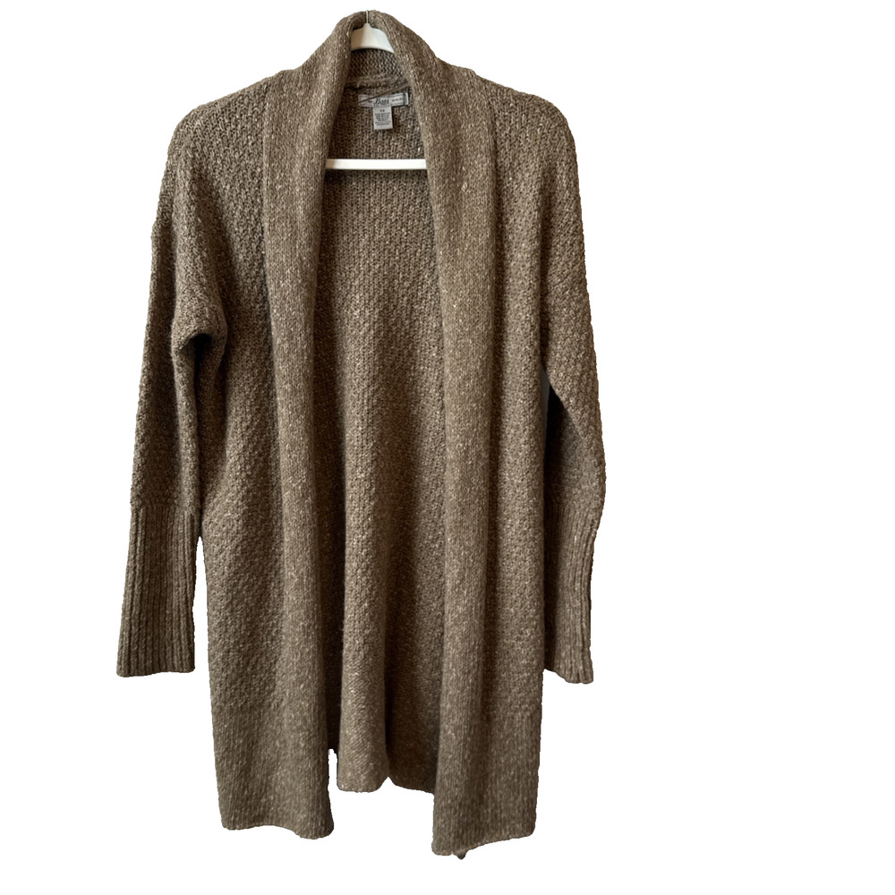 Bass Women’s XS Wool Blend Long Sleeve‎ Open Front Cardigan Boho Grannycore